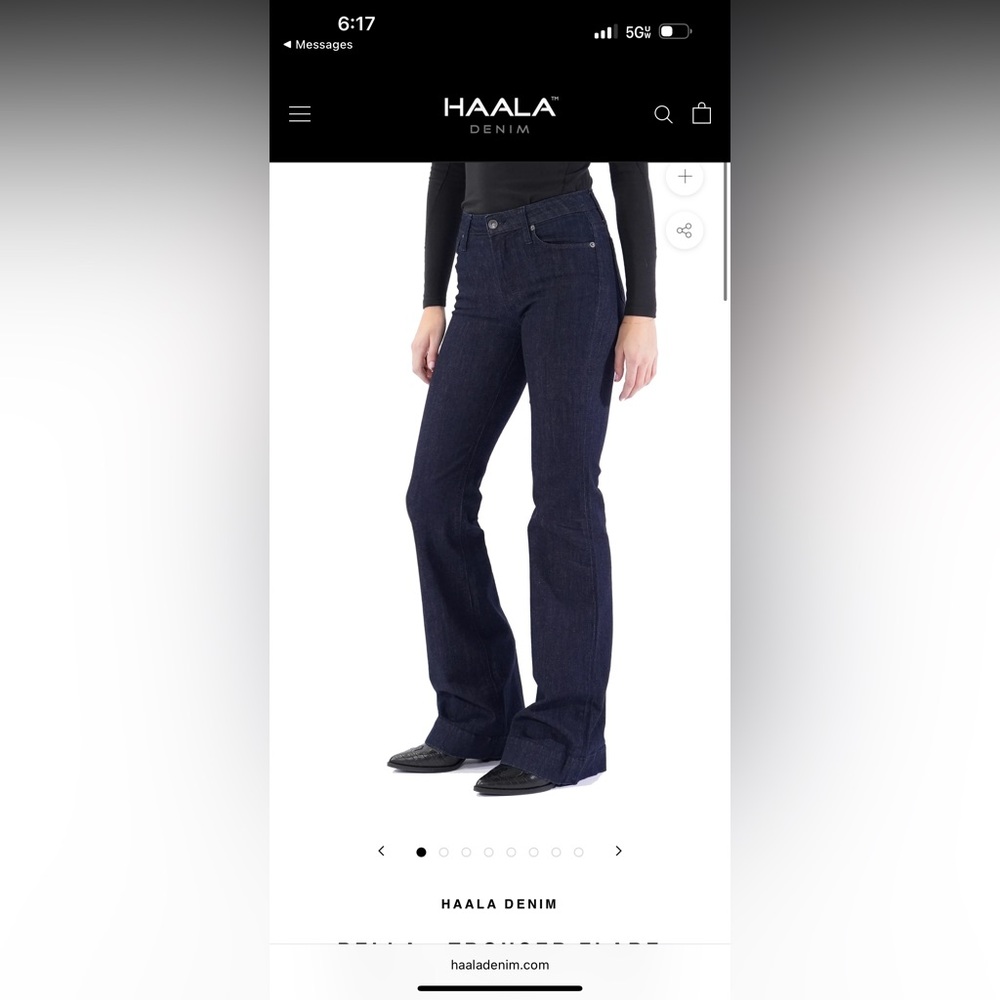 Dark Blue Women’s Bootcut Jeans